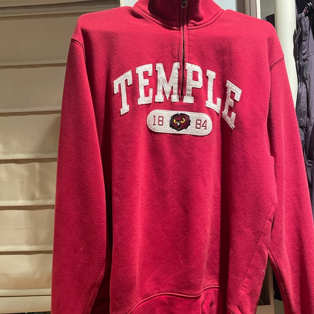 Vintage Temple University Quarter zip